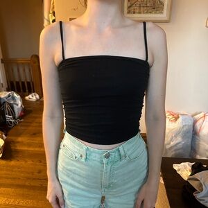 Divided/H&M size small women’s black bodycon spaghetti strap tank
